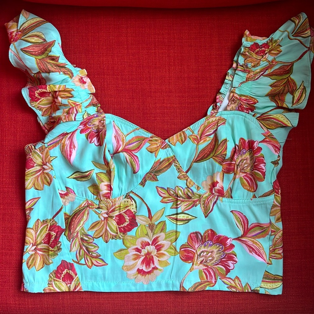 Alice and Olive ruffle top, worn only once